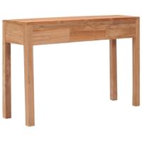 VidaXL Wandtafel 110x35x75 cm massief teakhout - thumbnail