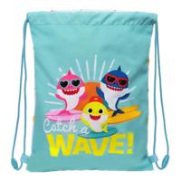 Rugtas met Koordjes Baby Shark Surfing Blauw Wit 26 x 34 x 1 cm - thumbnail