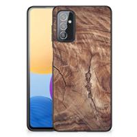 Samsung Galaxy M52 Houten Print Telefoonhoesje Tree Trunk - thumbnail