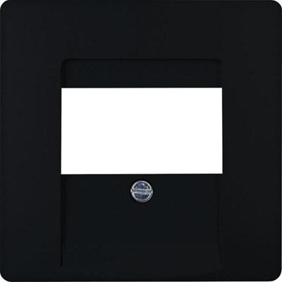 Kopp HK05 mat zwart afdekplaat USB - 4621670