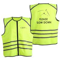 QHP Reflectie vest Geel - thumbnail