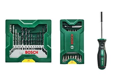 Bosch Accessories Mini X-Lin 2607017655 Bitset 41-delig Incl. bithouder en schroevendraaier