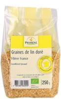Primeal Lijnzaad goud bio 250 Gram - thumbnail