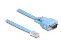 Delock 63353 RJ45 / VGA Adapter [1x RJ45-stekker - 1x D-sub stekker 15-polig] Blauw 1.00 m - thumbnail