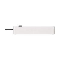 Brennenstuhl Extension Lead Ecolor With Usb-Charger 4-Way White/Black 1.5M H05Vv-F 3G1.5 With Switch *Be* - 1153244026 - thumbnail