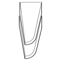 Knipex 92 01 02 Precisiepincet 1 stuks Spits, fijn, extra dünn 120 mm - thumbnail