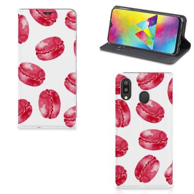 Samsung Galaxy M20 | Flip Style Cover | Pink Macarons