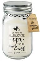 Geurkaars in glas - Opa - thumbnail