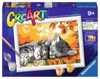 Ravensburger creart serie E autumn kitties - thumbnail