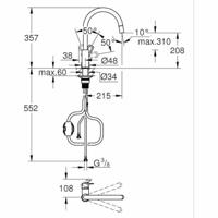 Mengkraan Grohe StartLoop C-vorm Blik - thumbnail