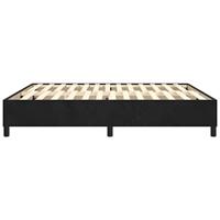 Bedframe zonder matras 180x200 cm fluweel zwart - thumbnail