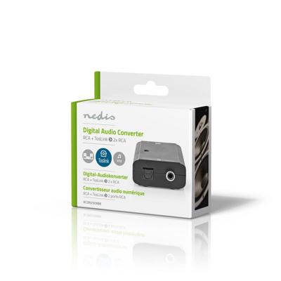 Nedis Digitale Audioconverter | 2-wegs | Manueel | Zwart | 1 stuks - ACON2509BK ACON2509BK Nedis Digitale Audioconverter | 2-wegs | Manueel | Zwart | 1 stuks - ACON2509BK ACON2509BK