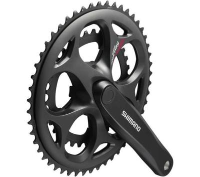 Shimano crankstel 7/8 speed tourney fc-a070 compact 170/50-34t met vierkante as zwart