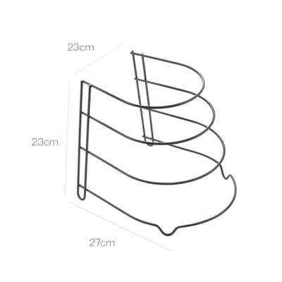 Metaltex Pannenrek 25x27x23 cm Zwart