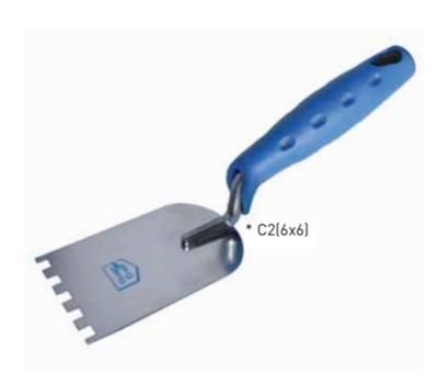 STUCADOORSSCHOP RVS 220-100 MM