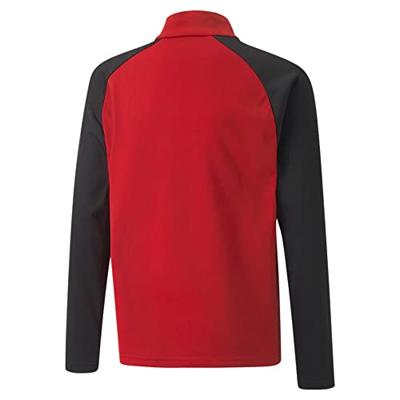 PUMA teamLIGA Trainingstrui 1/4-Zip Kids Rood Zwart PUMA teamLIGA Trainingstrui 1/4-Zip Kids Rood Zwart