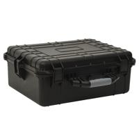 VidaXL Flightcase draagbaar 55x43x21 cm pp zwart - thumbnail