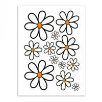 Transfer-set magrieten wit/rood 94x24cm - thumbnail