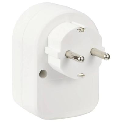 Sygonix SY-6713236 Tussenstekker Met USB Wit