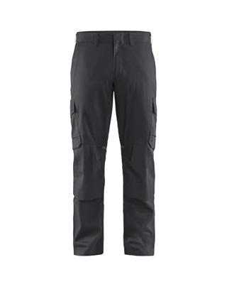 Blaklader 144818329699C50 Industrie Stretch werkbroek met kniebeschermers, middengrijs/zwart, maat C50