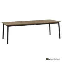 Milou Tuintafel Black 180x90x76 cm tuinmeubel Applebee - Applebee - thumbnail
