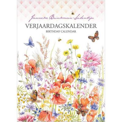 Verjaardagskalender Klaproos met vlinder