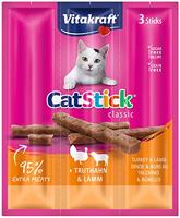 VITAKRAFT CAT-STICK MINI KALKOEN MET LAM 20X3 ST - thumbnail