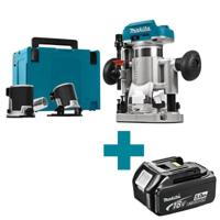 Makita DRT50ZJX2 Accu Freesmachine 18v Li-ion | zonder accu's en lader in M-box - DRT50ZJX2 - thumbnail