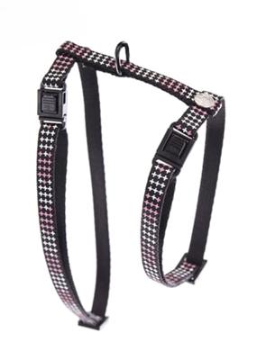 MARTIN SELLIER KATTENTUIG KRUIS ROZE / ZWART 35-50X1 CM