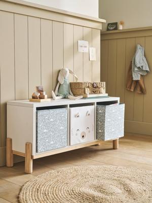 Set met 3 opbergbakken DANS LES BOIS saliegroen Set met 3 opbergbakken DANS LES BOIS saliegroen