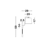 Lyora BedlampjeSage zwart - 9129330 - thumbnail