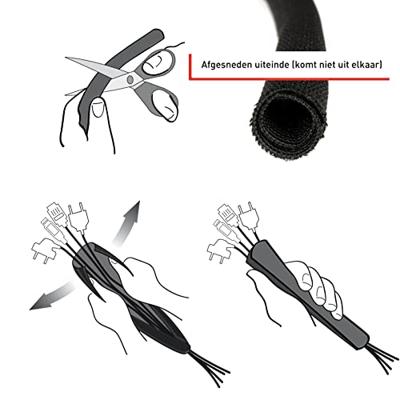 Kabelslang Label the Cable PRO 5110 Zwart