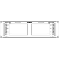 SEETEC FRM701G Dual 7" 3RU Rackmount Monitor with 12G-SDI - thumbnail