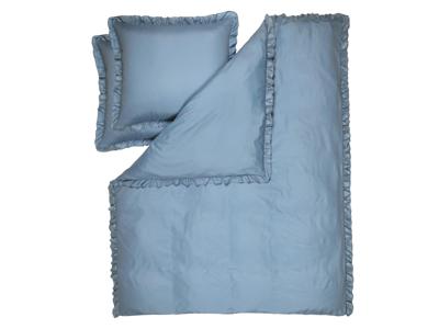 LIVARNO Satijnen dekbedovertrek 200 x 200 cm (Blauw)