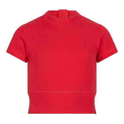T-shirt Cropped Poppy Red