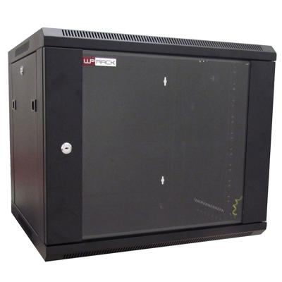 WP Rack WPN-RWB-12605-B Wandbehuizing Glasdeur 12U Zwart - 600x635x500mm (BxHxD)