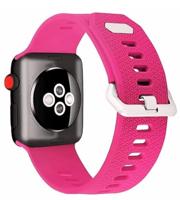 Siliconen bandje met motief - Roze - Geschikt voor Apple Watch 44mm / 45mm / 46mm / 49mm - thumbnail