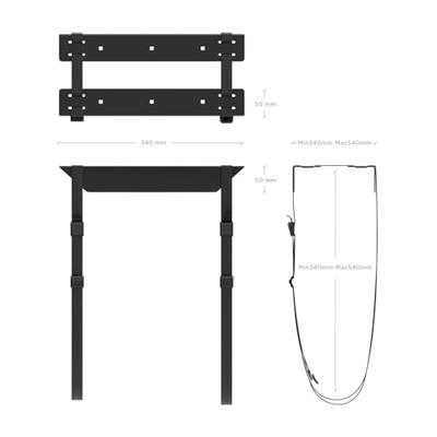 Schermtafel Support Aisens MPC07-209