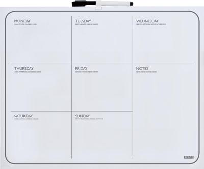 Planbord Desq week 40x50cm magnetisch