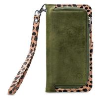 Mobilize 2in1 Magnet Zipper Case Samsung Galaxy S21 FE 5G Olive/Leopard - thumbnail