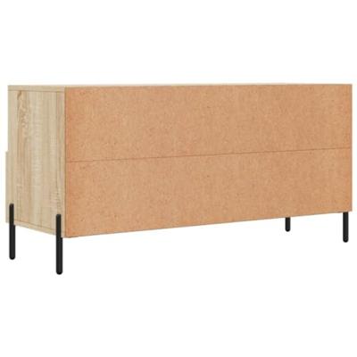 Tv-meubel 102x36x50 cm bewerkt hout sonoma eikenkleurig
