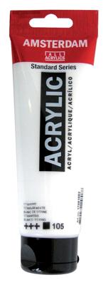 Royal Talens Amsterdam Acrylverf 120 ml - Zinkwit 104