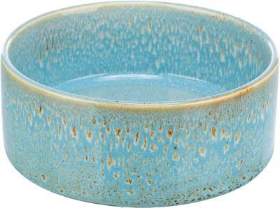 TRIXIE VOERBAK / DRINKBAK KERAMIEK BLAUW 16X16 CM 900 ML TRIXIE VOERBAK / DRINKBAK KERAMIEK BLAUW 16X16 CM 900 ML