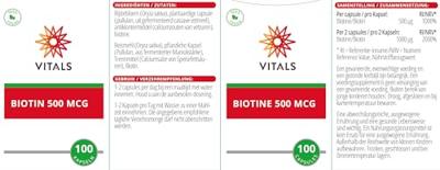 Biotine 500 mcg
