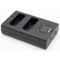 ChiliPower Nikon EN-EL14 / EN-EL14a dubbellader voor 2 camera accu's (tegelijk) - thumbnail