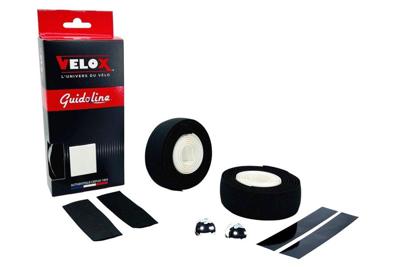 Velox stuurtape maxi cork bicolor zwart/wit (2st)