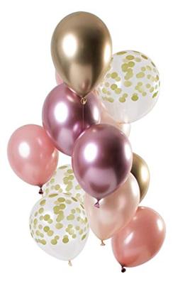 Ballonnen Set Golden Blush Premium - 12 Stuks