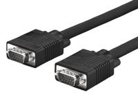 MicroConnect SVGA HD15 5m M-M Zwart Dubbelafgeschermd 1900x1200, MONGG5B - thumbnail