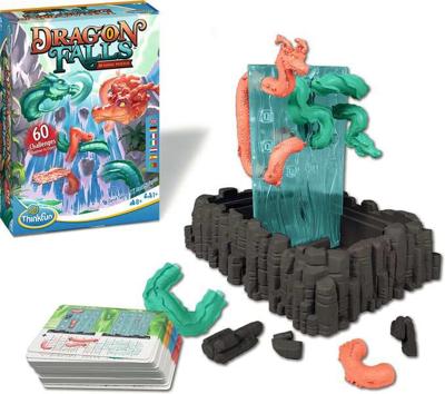 Thinkfun dragon falls 3d denkpuzzel, 60 challenges