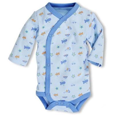 Schnizler romper Wrap Body Blue junior blauw maat 56